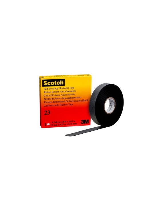 Nastro Isolante Scotch 3M 23.19 mm x 9,15 m, a base di EPR, temperatura nominale per adesione continua fino a 90 °C