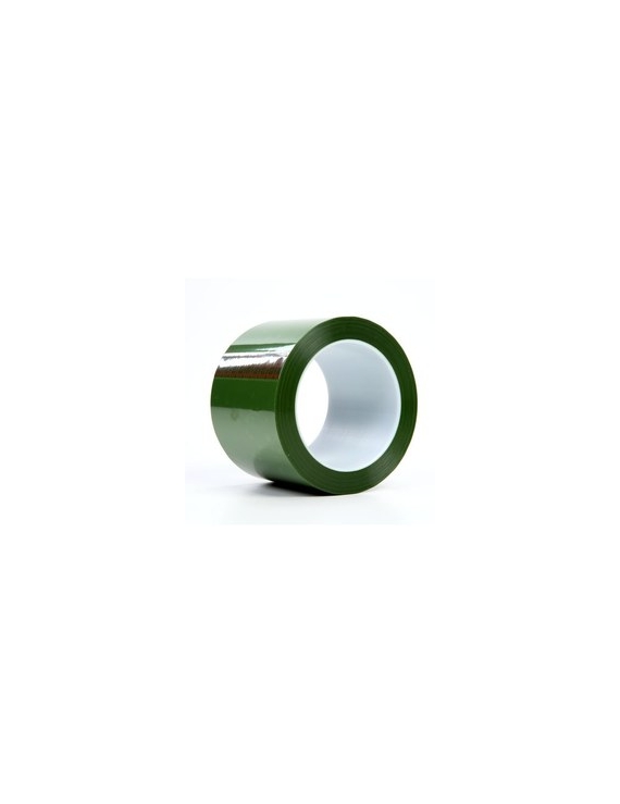 3M™ Polyester Tape 8403 nastro verde in poliestere 25 mm × 66 m con adesivo siliconico resistente fino a 177 °C.