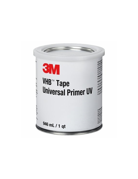 Primer universale per nastri con indicatore UV 3M VHB, adatto a polipropilene, ABS, miscele PET/PBT e altri supporti difficili.