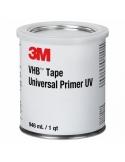 Primer universale per nastri con indicatore UV 3M VHB, adatto a polipropilene, ABS, miscele PET/PBT e altri supporti difficili.