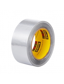 Nastro 3M™ 433 in alluminio 50 mm × 55 m per applicazioni ad alte temperature fino a 316 °C.
