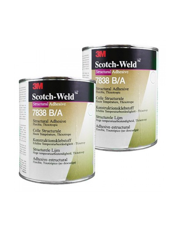 Adesivo epossidico bicomponente 7838 B/A.3M™ Scotch-Weld™ 7838 è un adesivo epossidico bicomponente e tissotropico.