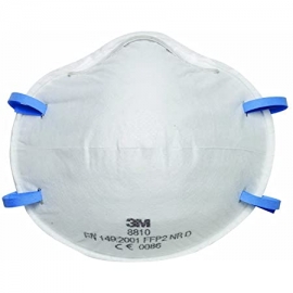 Respiratore per polveri 3M 8810 classe FFP2