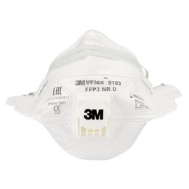Respiratore per polveri serie VFelx3M 9163E - FFP3 con valvola