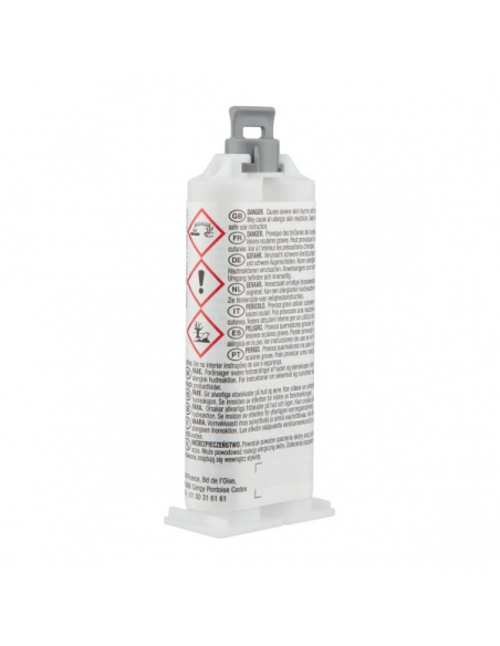 Adesivo, 3M, DP100, bicomponente,  48,5 ml, trasparente, rapido per vetro e ceramica, cartuccia doppia 1:1