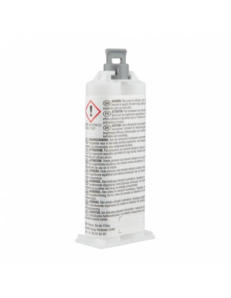 Adesivo, 3M, DP105, Bicomponente, 48,5 ml, trasparente, rapido e flessibile per vetro, cartuccia doppia 1:1