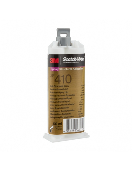 Adesivo epossidico 3M™ Scotch-Weld™ DP140 bicomponente, beige, ideale per metalli e compositi.