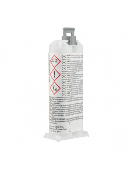 Adesivo epossidico 3M™ Scotch-Weld™ DP140 bicomponente, beige, ideale per metalli e compositi.