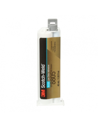 Adesivo, 3M, DP8805NS, Bicomponente, 45 ml, verde, per plastiche e metalli, a basso odore