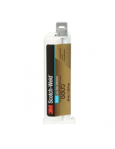 Adesivo, 3M, DP8805NS, Bicomponente, 45 ml, verde, per plastiche e metalli, a basso odore