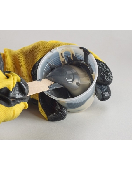 Adesivo epossidico 3M™ Scotch-Weld 2216B/A grigio, adatto per metalli, gomme, plastiche, vetro, ceramiche.