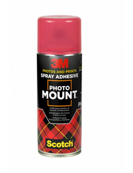 Adesivo, 3M, Photo Mount, Bomboletta spray da 400ml, adesivo neoprenico a contatto, per gomme, metalli e materiali vinilici