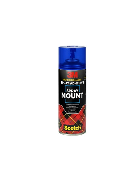 Adesivo, 3M, Spray Mount, bomboletta 400 ml, trasparente, rimovibile, riutilizzabile