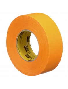 Rotolo 3M™ Performance Flatback Tape 2525 arancione 48 mm x 55 m con supporto in carta liscia Flatback per mascheratura. 2