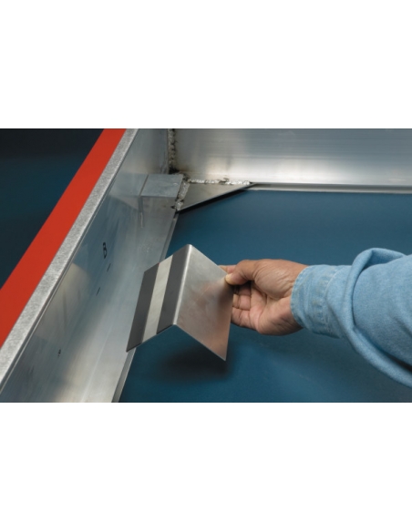 Applicazione su metallo del biadesivo 3M VHB serie GPH-110 grigio.