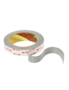 Biadesivo 3M VHB 4941P, grigio, adatto a superfici ad energia superficiale medio-alta.
