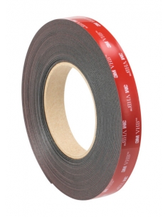 Biadesivo 3M VHB 5962F, nero, aderisce ad un'ampia varietà di superfici.