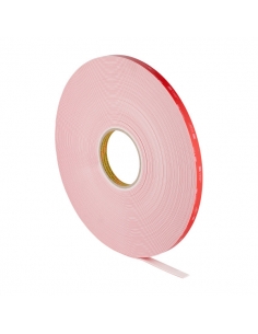 Biadesivo 3M VHB LSE160WF, bianco, ideale per l'incollaggio di materie plastiche LSE e materiali compositi.