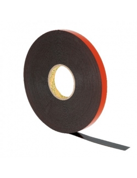 Biadesivo in schiuma acrilica 3M VHB 4611F, grigio scuro, adatto a substrati metallici.