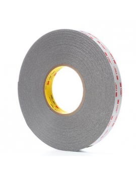 Biadesivo in schiuma acrilica 3M VHB 4926P, grigio, adatto a una vasta gamma di substrati.