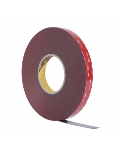 Biadesivo in schiuma acrilica 3M VHB 4646F, antracite, resistente alle elevate temperature.