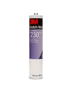Adesivo Scotch-Weld 3M PUR TS230, 295 ml, nero, monocomponente, poliuretanico, con lungo tempo di apertura