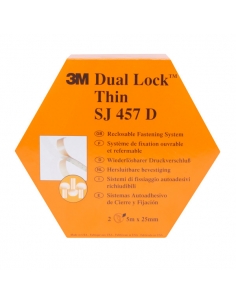 Fissaggio richiudibile 3M Dual Lock SJ457D in kit di 2 rotoli da 25mmX5mt.