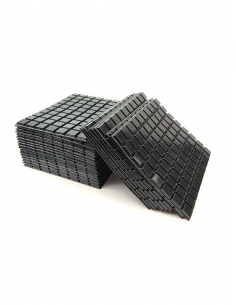 Bumpon paracolpi 3M SJ5008 nero con top a forma piatta, 12,7 mm x 3,1 mm 2