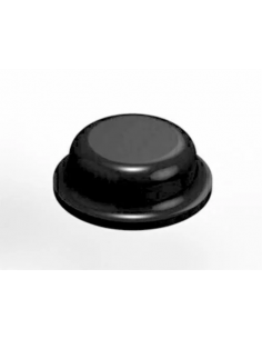 Bumpon paracolpi 3M SJ5076 nero di forma cilindrica con superficie piana, 8 mm  x 2,8 mm