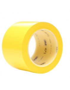 3M™ 471 nastro in vinile giallo per segnaletica e marcatura industriale, 50 mm x 33 m.