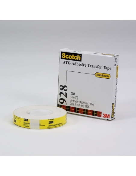 Biadesivo 3M ATG 928, 12 mm x 16.5 m.