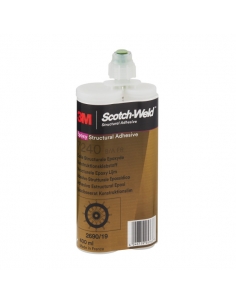 Adesivo epossidico 3M 7240B/A, 400 ml, nero, per l'incollaggio di metallo su metallo