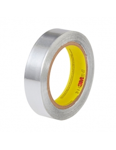 3M 431 38 mm x 55 m, nastro adesivo in alluminio con adesivo acrilico per sigillatura, riparazione e riflessione del calore.