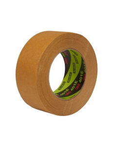 Rotolo 3M™ 401E marrone 48 mm x 50 m per mascheratura automotive e industriale ad alta temperatura.