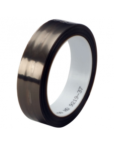Rotolo 3M™ PTFE Extruded Film Tape 5490 marrone 25 mm x 33 m con supporto in PTFE estruso e adesivo siliconico.