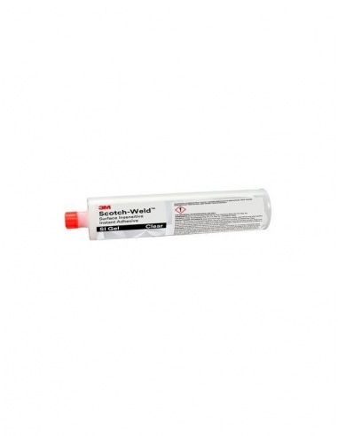 Adesivo istantaneo, 3M, ScotchWeld, tubetto 300 gr, adesivo cianoacrilato in gel, tissotropico, trasparente