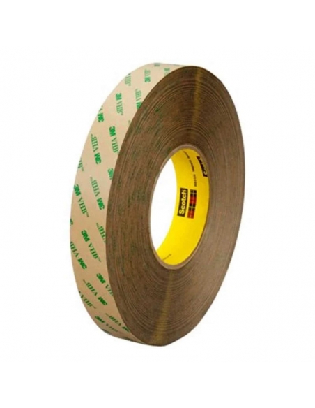 Biadesivo 3M 9473PC in PET, trasparente, 597 mm x 55 m, per ambienti interni ed esterni.