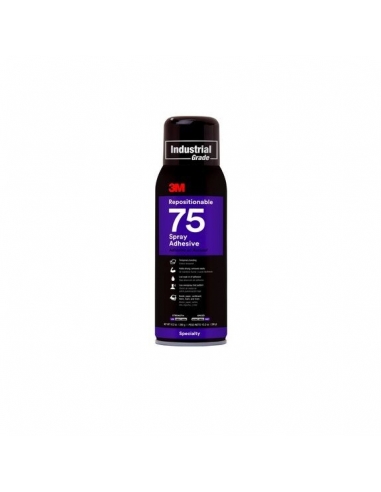 Adesivo, riposizionabile, 3M, Spray, 75, bomboletta  500 ml, Trasparente