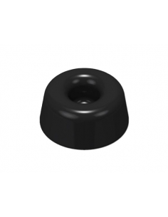 Bumpon paracolpi 3M SJ5009 nero cilindrico con top concavo, 22,4 mm x 10,2 mm