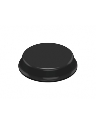 Bumpon paracolpi 3M SJ5744 nero, forma cilindrica con superficie piana, 19,1 mm x 4,1 mm.