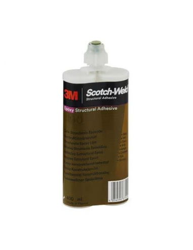 Adesivo bicomponente, 3M, DP190, colore Grigio, confezione 400 ml,adesivo epossidico, elevata resistenza a taglio