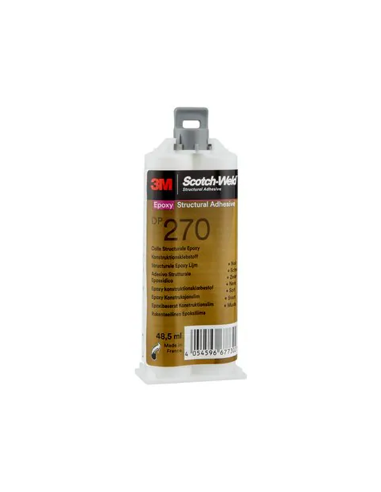 Adesivo bicomponente, 3M, DP270, colore Nero, contenitore 48.5 ml, adesivo isolante epossidico rigido