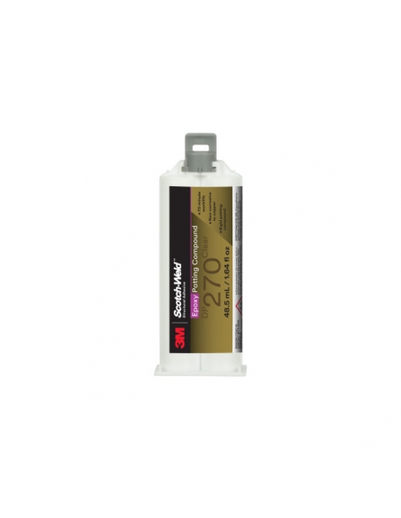 Adesivo bicomponente, 3M, DP270, colore Trasparente, contenitore 48.5 ml, adesivo isolante epossidico rigido