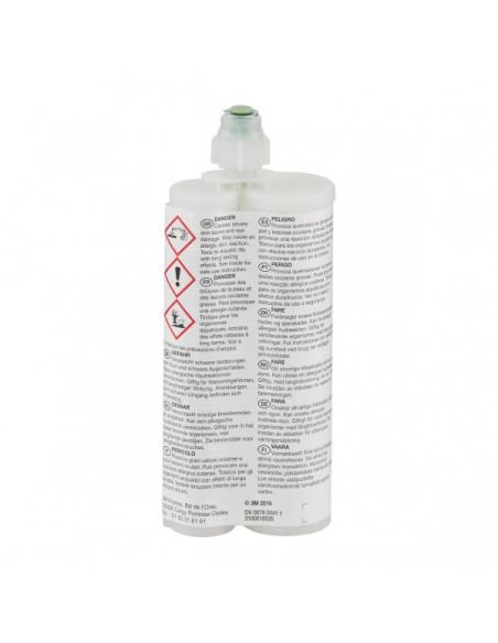 Adesivo bicomponente, 3M, DP490, colore Nero, confezione 400 ml,adesivo epossidico