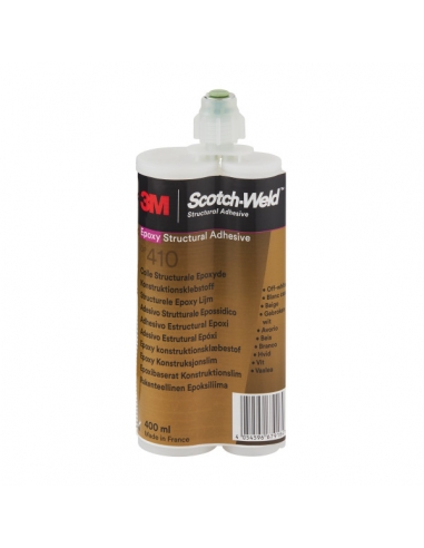 Adesivo bicomponente, 3M, DP410, colore Beige, confezione 400 ml, adesivo epossidico