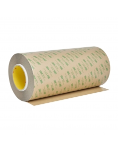 Rotolo di nastro adesivo transfer 3M 468MP, 508 mm x 55 m, adatto a metalli e plastiche.