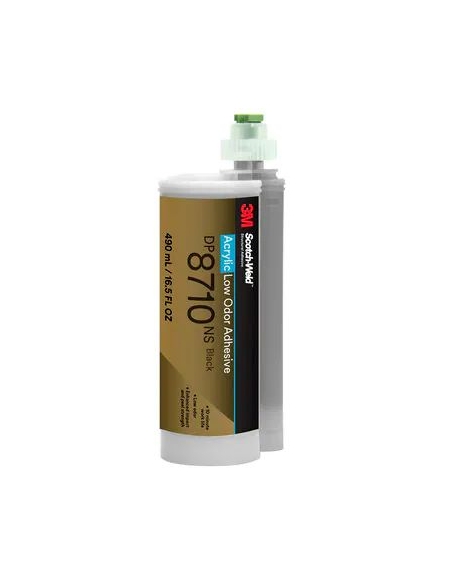 Adesivo acrilico, 3M, Scotch-Weld, contenitore 490 ml, nero, a basso odore