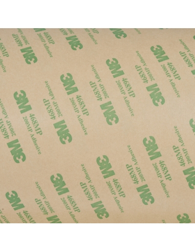 Nastro adesivo transfer 3M 468MP, 330 mm x 55 m, adatto a metalli e plastiche.