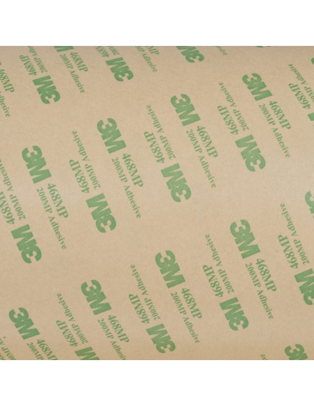 Nastro adesivo transfer 3M 468MP, 330 mm x 55 m, adatto a metalli e plastiche.