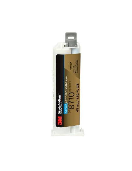 Adesivo acrilico, 3M, Scotch-Weld, contenitore 45 ml, nero, a basso odore
